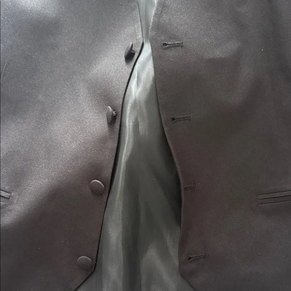 Kids White Blazer with Black Trim - Picture 6 of 8